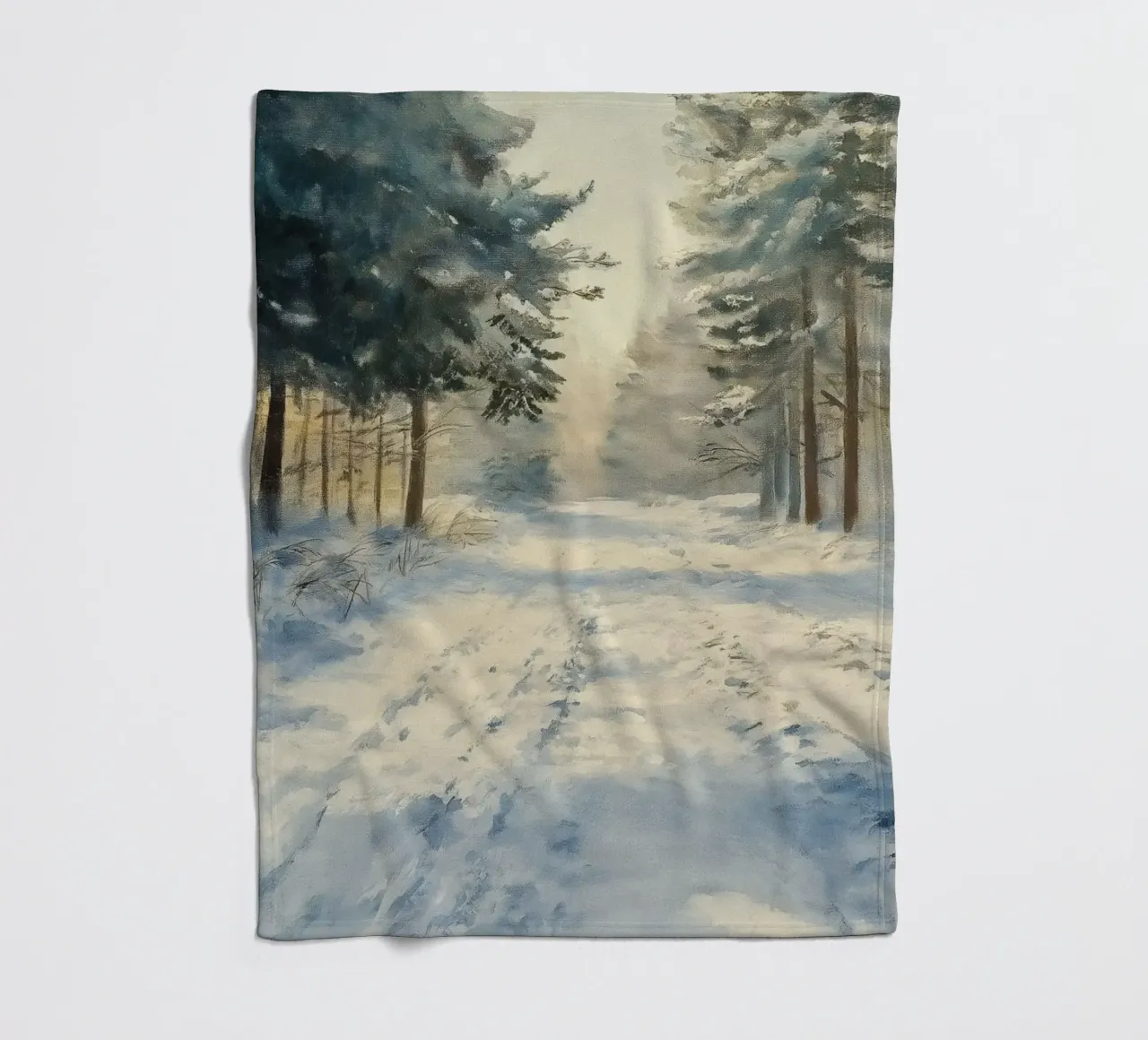 Mattina d'inverno in una foresta tranquilla - luce del sole coperta in pile da Cozy Vibes