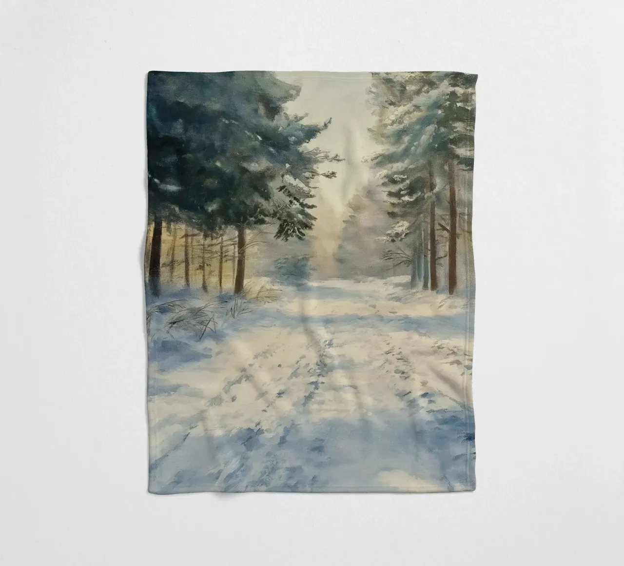 Mattina d'inverno in una foresta tranquilla - luce del sole coperta in pile da Cozy Vibes