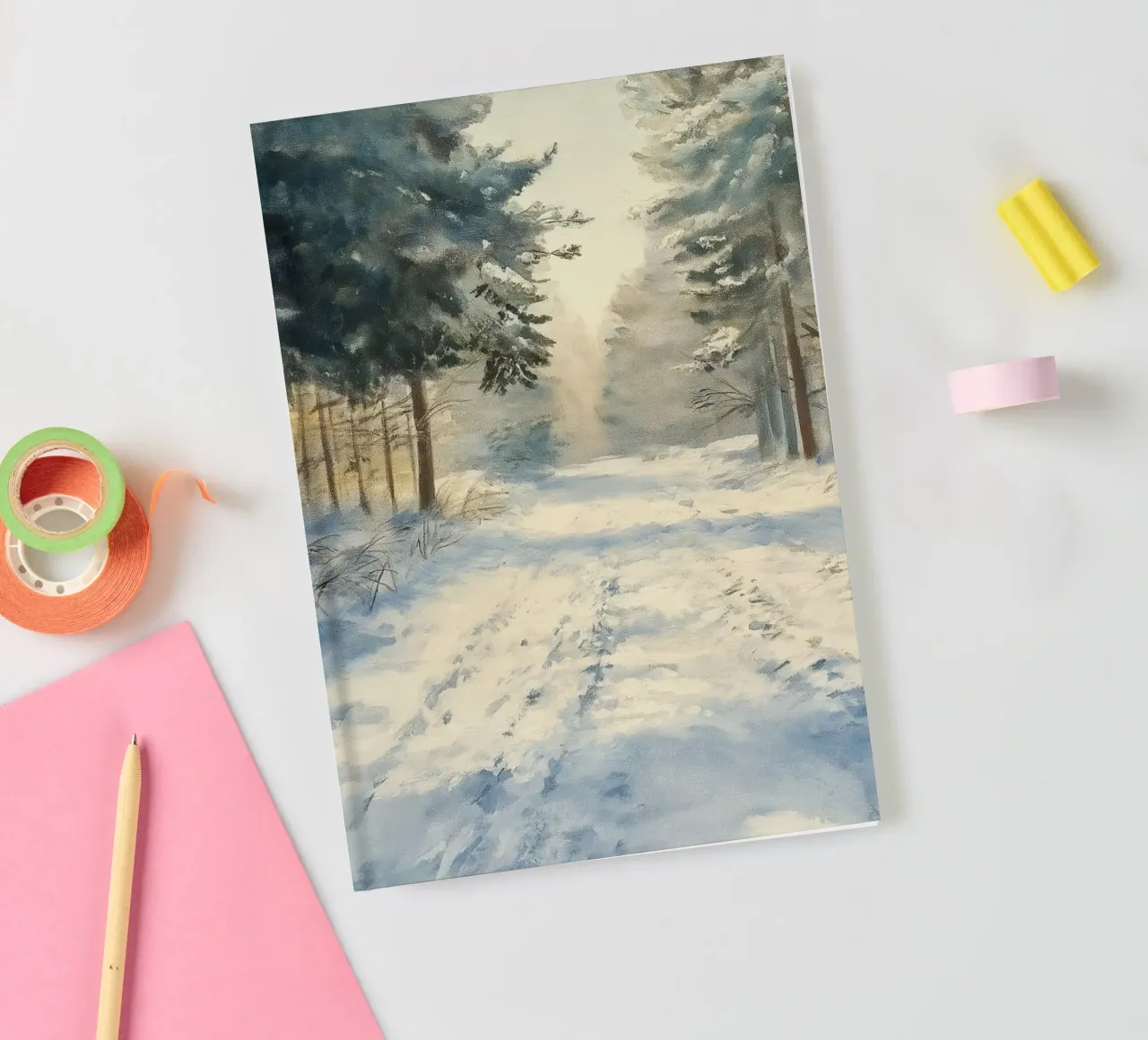 Mattina d'inverno in una foresta tranquilla - luce del sole diario da Cozy Vibes