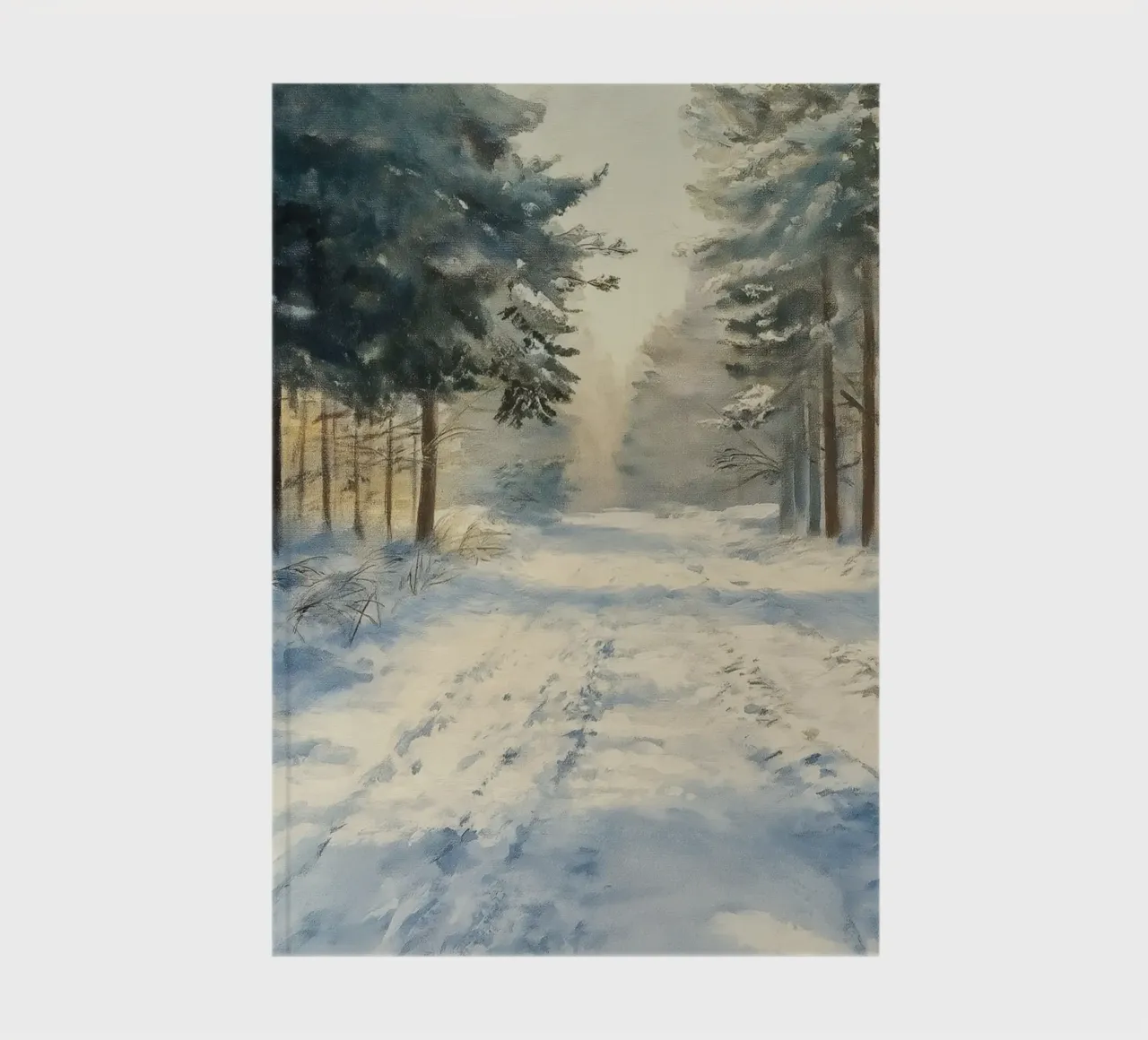 Mattina d'inverno in una foresta tranquilla - luce del sole diario da Cozy Vibes