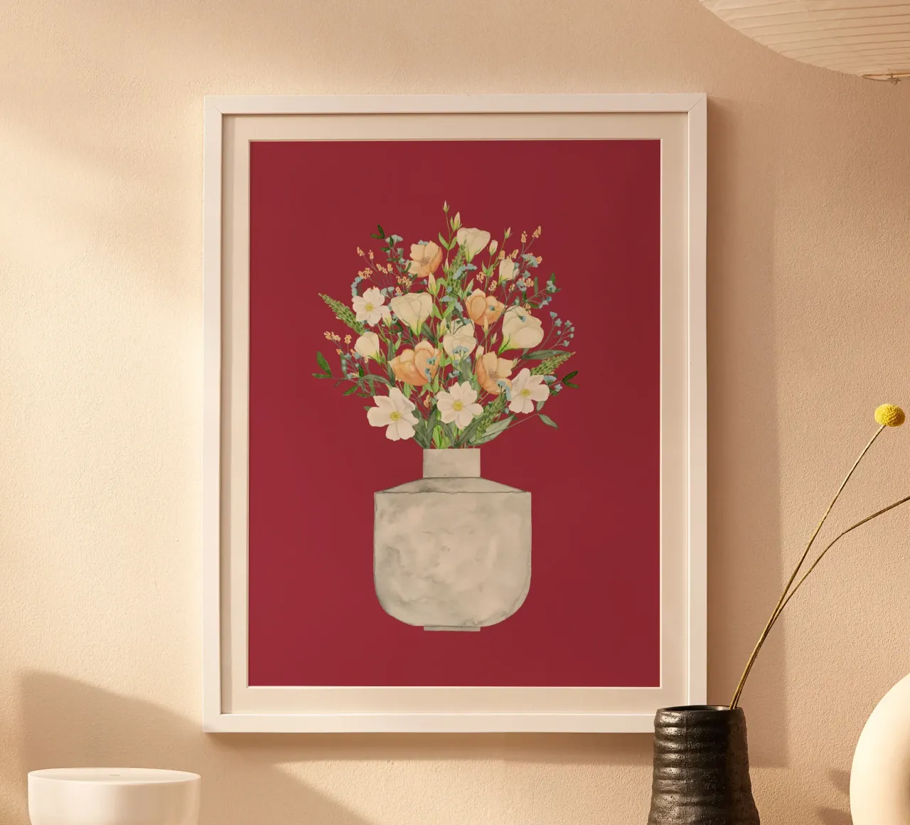 Bouquet di fiori carta hahnemühle da herzundpapier