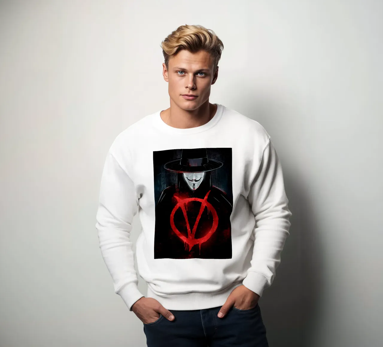 V For Vendetta felpa da nabakumov