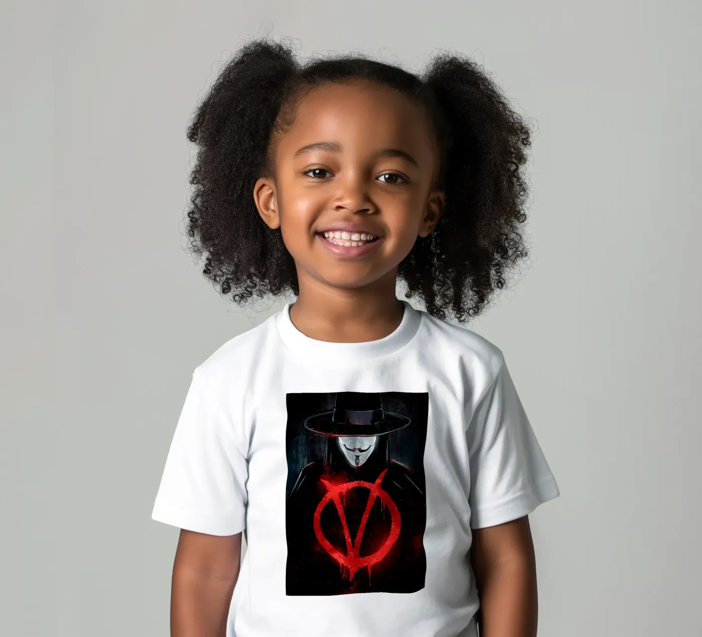 V For Vendetta t-shirt bambini da nabakumov