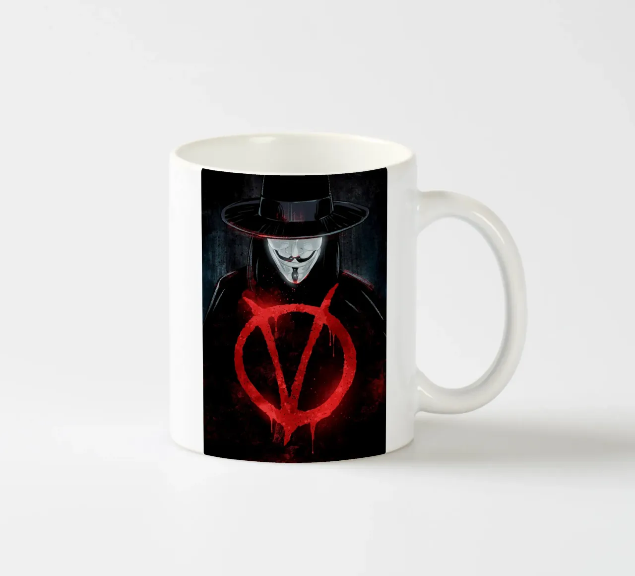 V For Vendetta tazza in ceramica da nabakumov