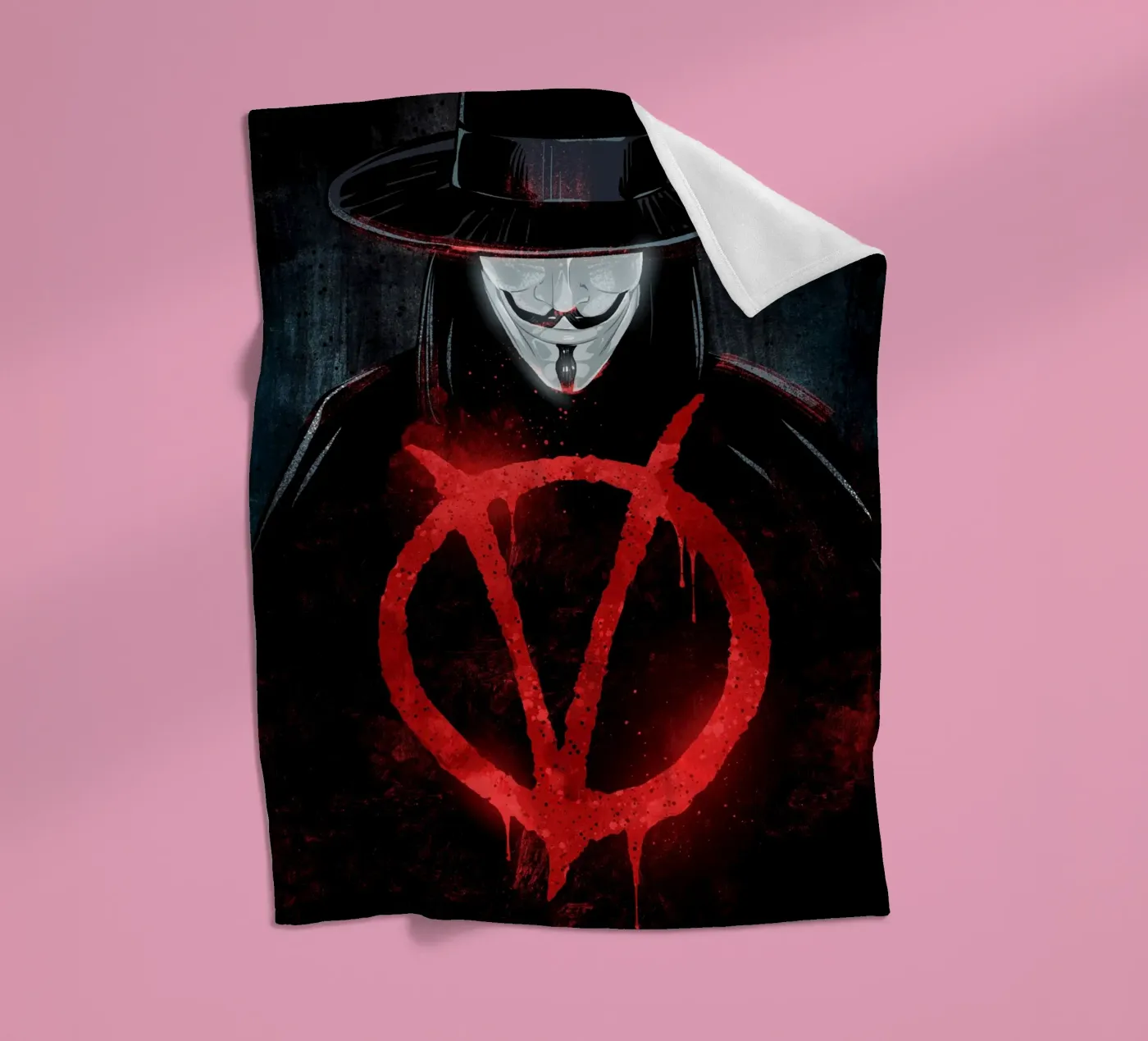 V For Vendetta fleecedeken van nabakumov