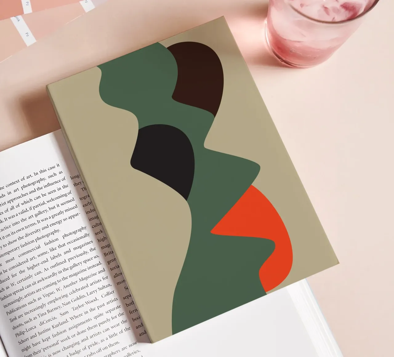 graphic abstract notebook by XOXO Arte