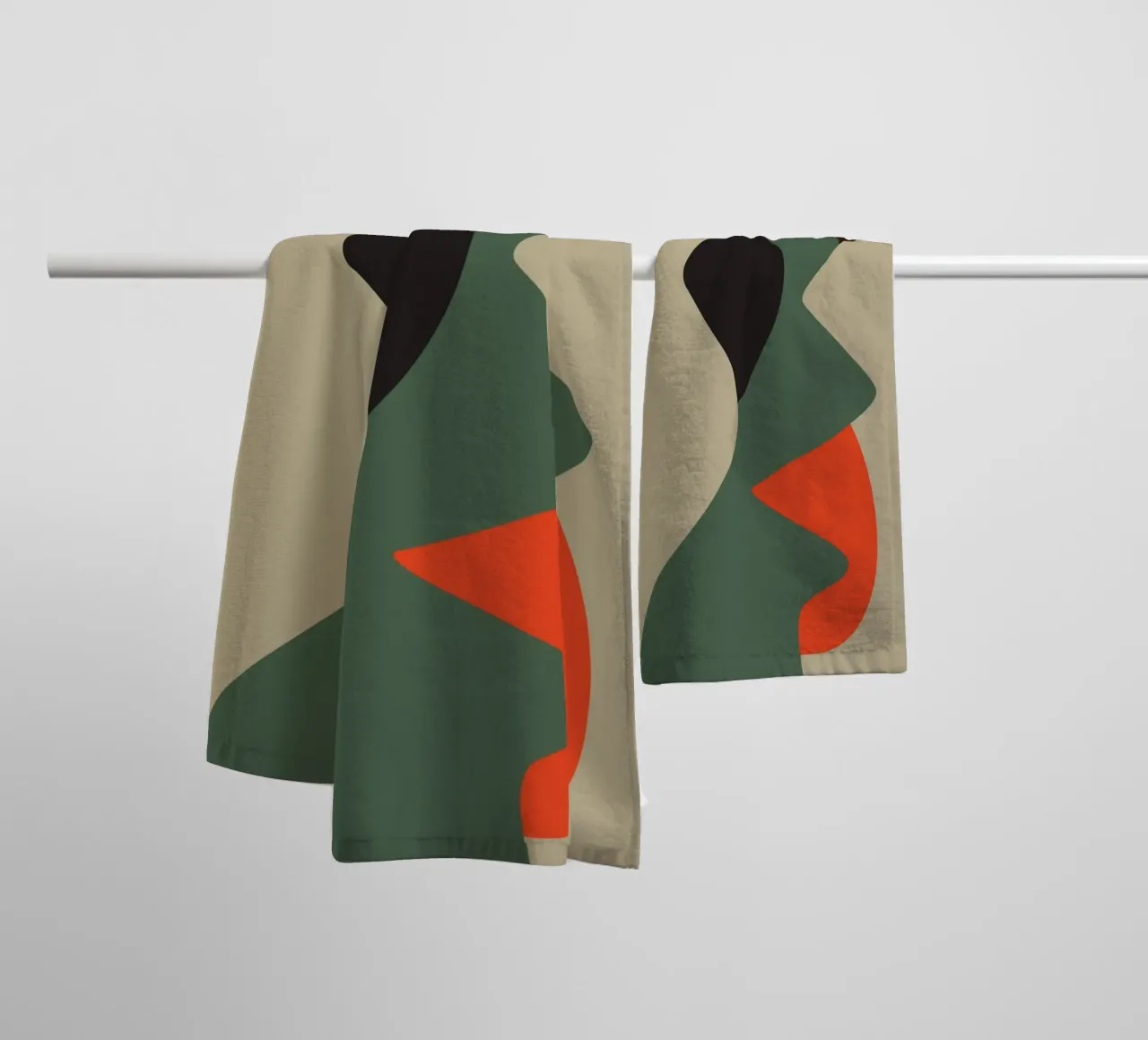 graphic abstract asciugamano da bagno da XOXO Arte