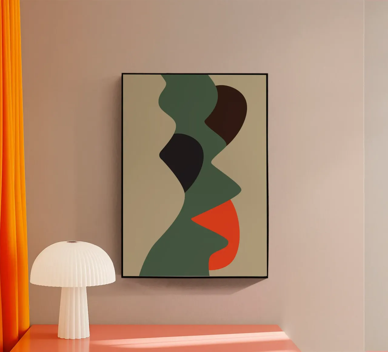 graphic abstract metacrilato de XOXO Arte