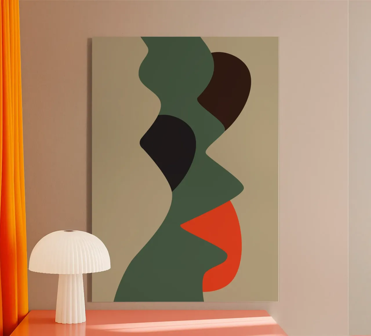 graphic abstract metacrilato de XOXO Arte
