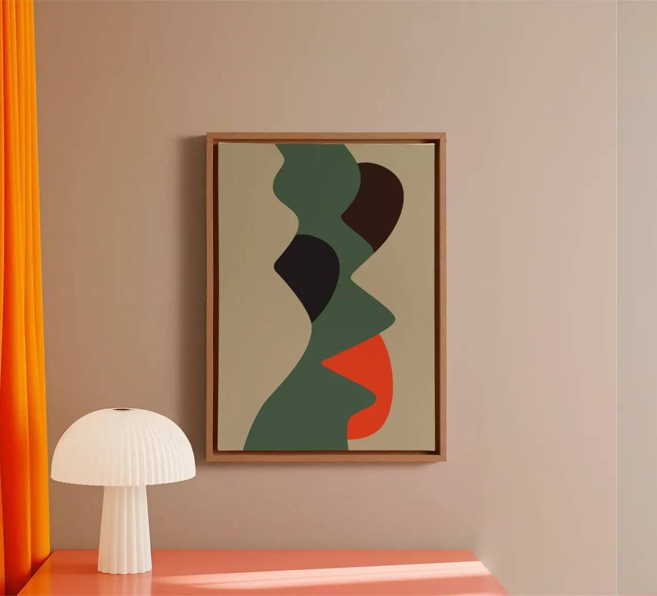 graphic abstract tela da XOXO Arte