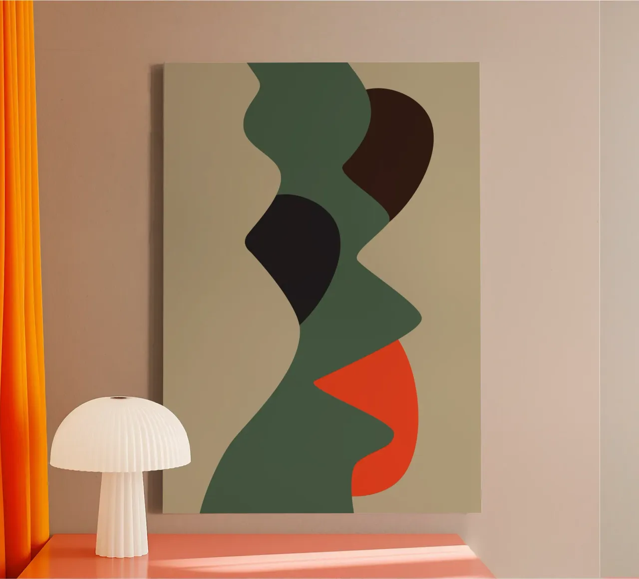 graphic abstract tela da XOXO Arte