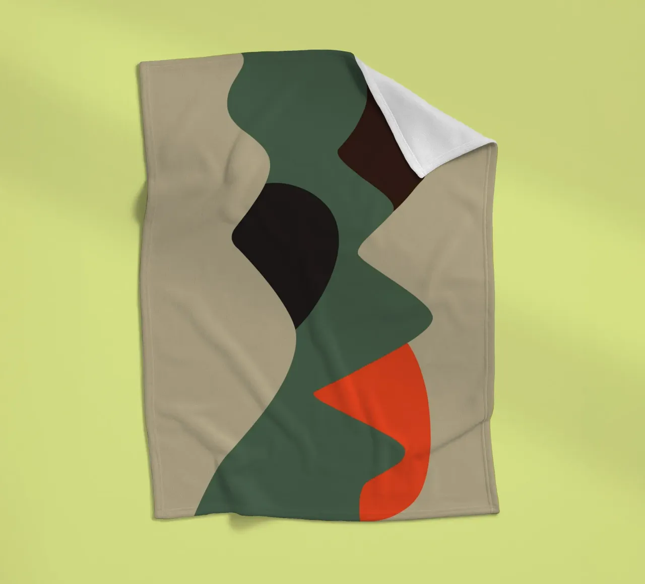 graphic abstract coperta in pile da XOXO Arte