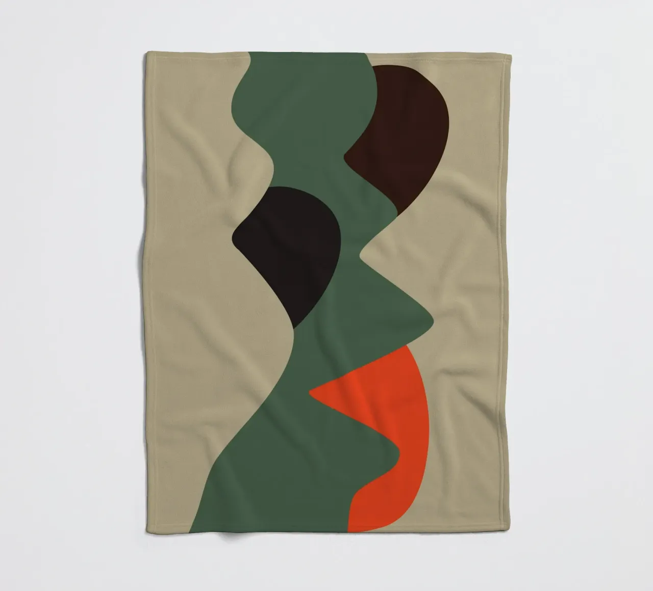 graphic abstract coperta in pile da XOXO Arte