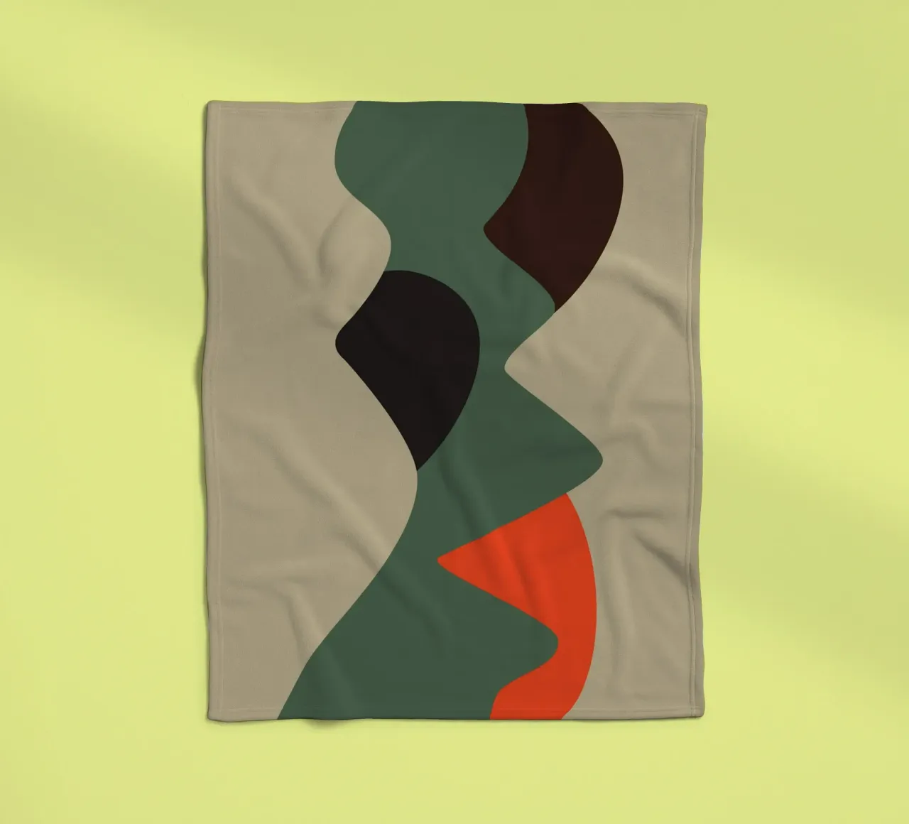 graphic abstract coperta in pile da XOXO Arte