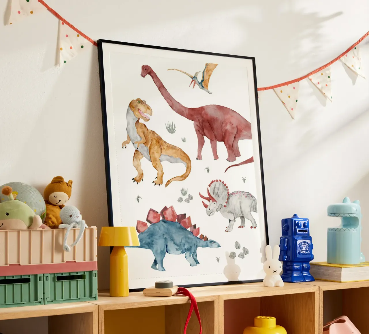 Dinosauri poster da herzundpapier