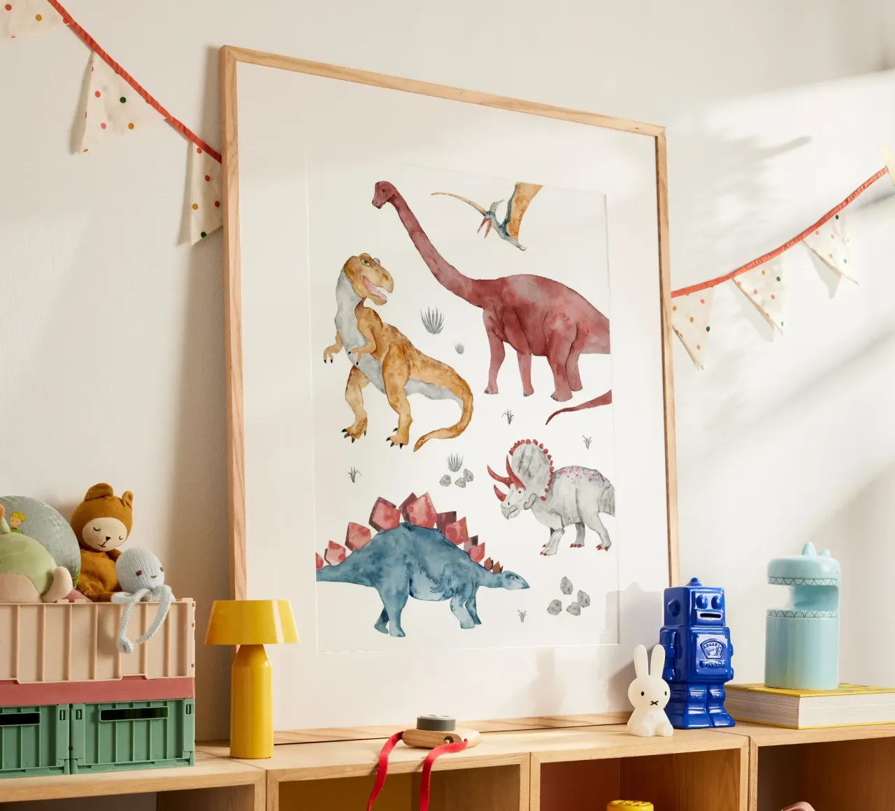 Dinosauri poster da herzundpapier