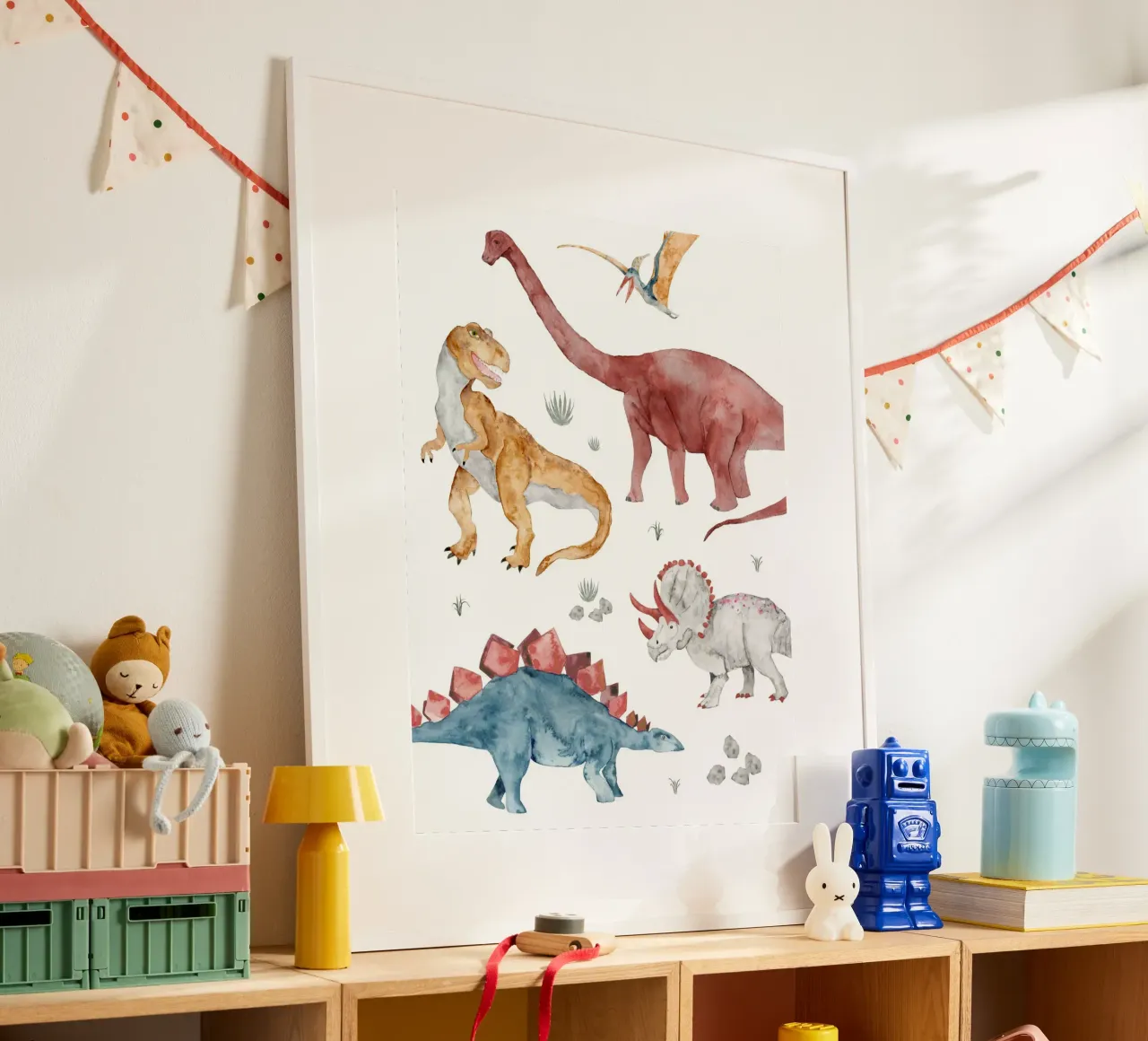 Dinosauri poster da herzundpapier