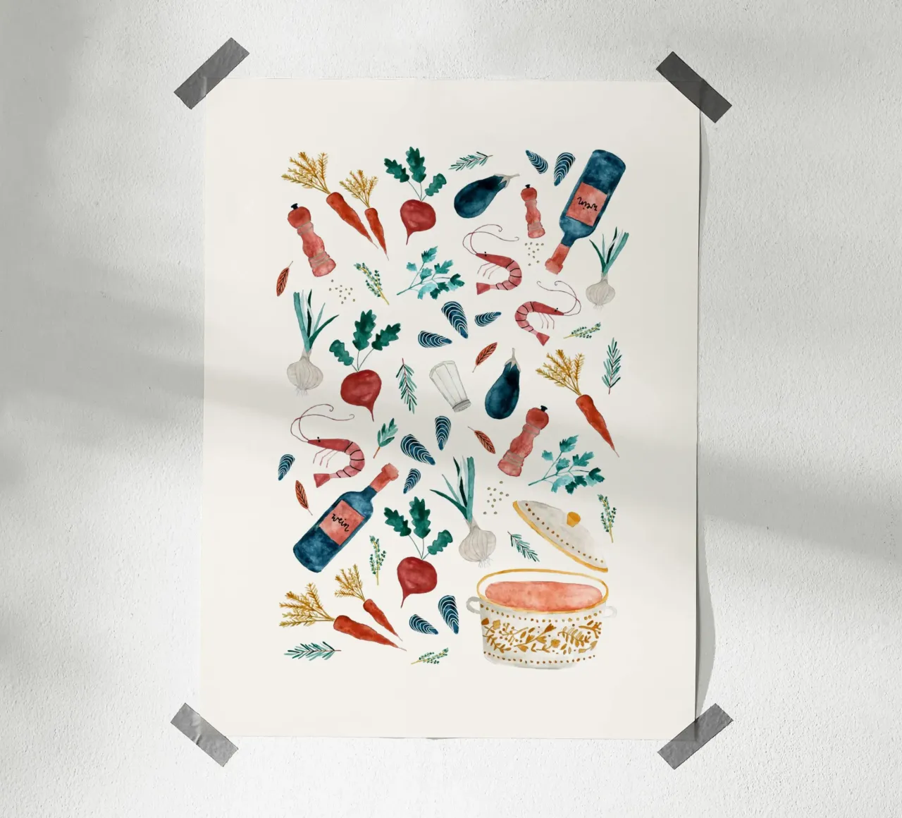 Into the pot poster by herzundpapier