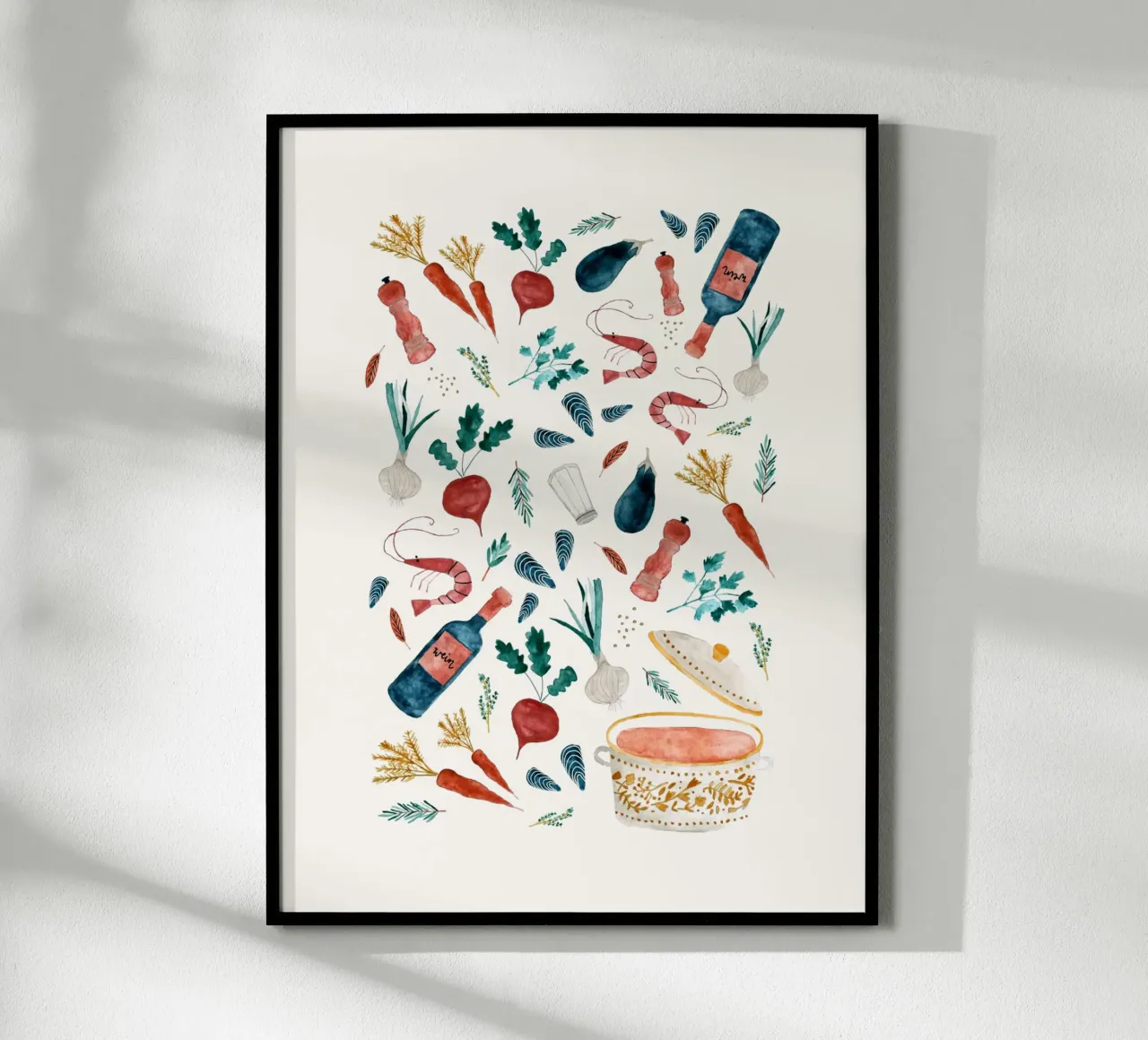 Into the pot poster by herzundpapier