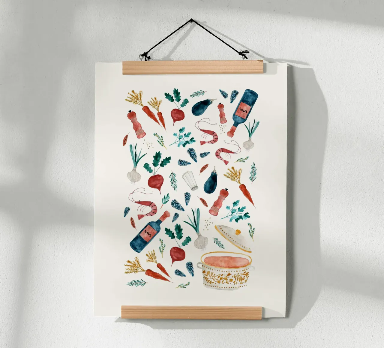 Into the pot poster by herzundpapier