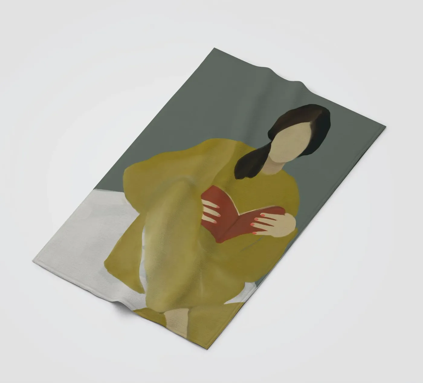 couch reading coperta in pile da XOXO Arte