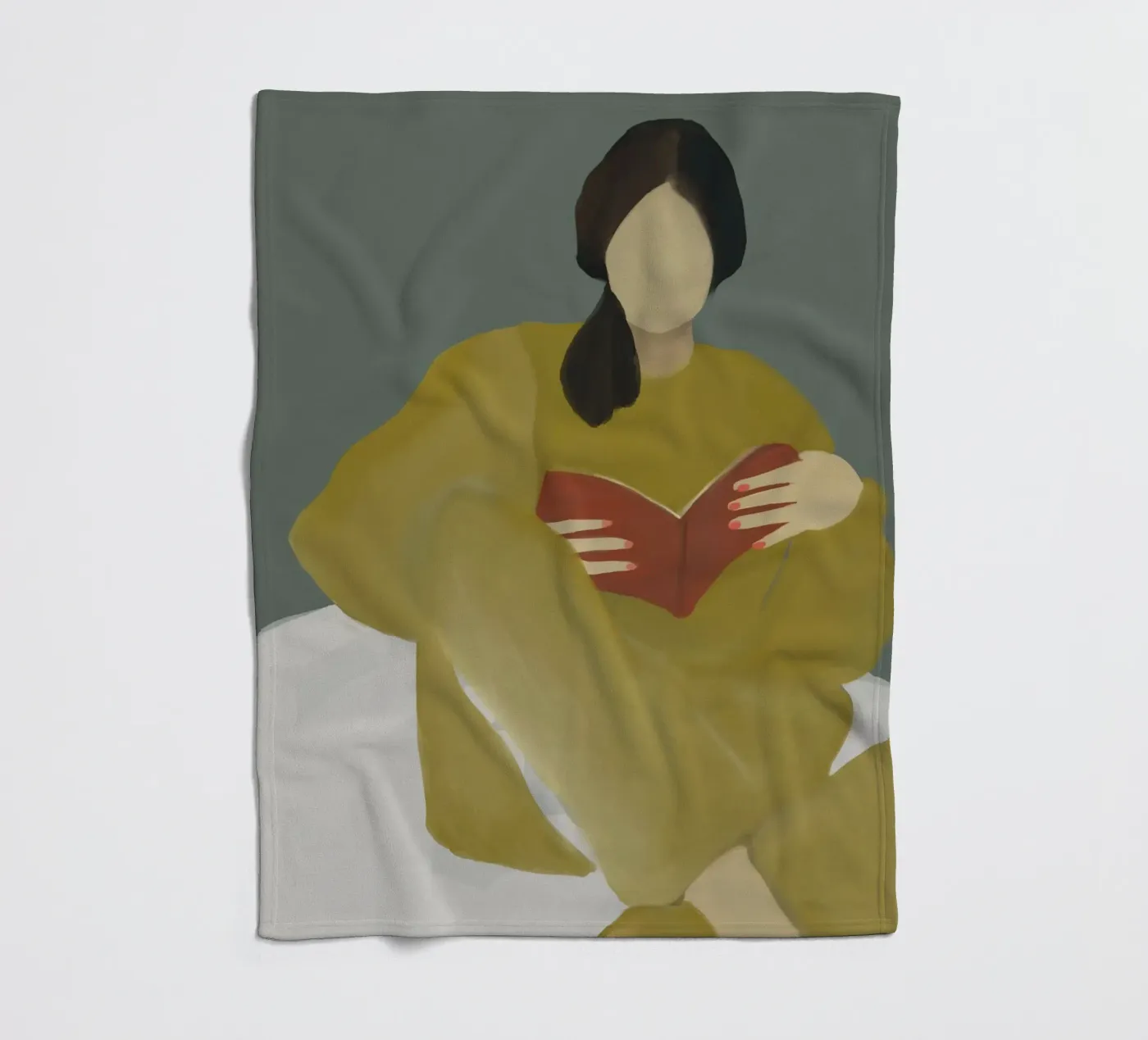 couch reading coperta in pile da XOXO Arte