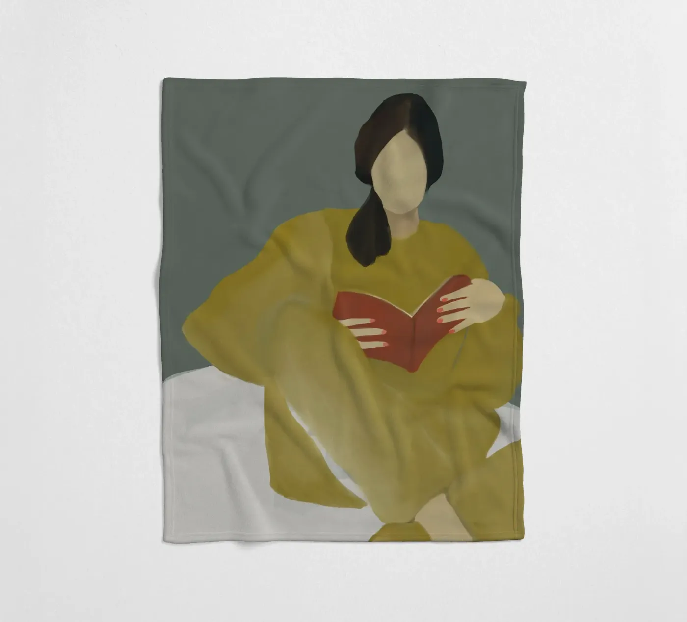 couch reading coperta in pile da XOXO Arte