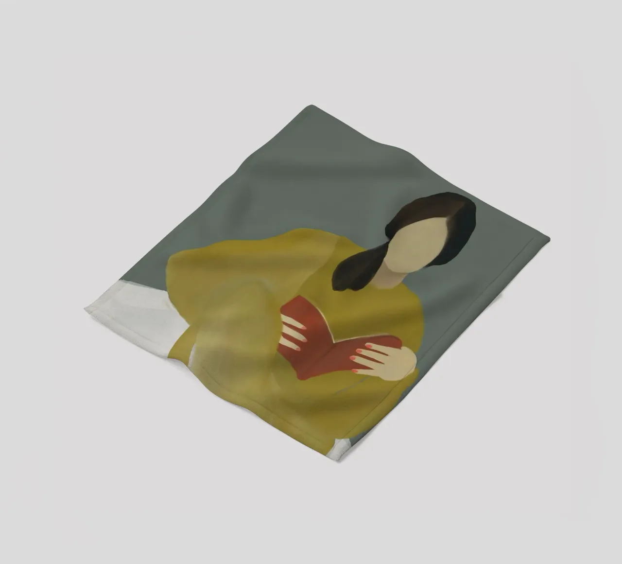 couch reading Fleecedecke von XOXO Arte