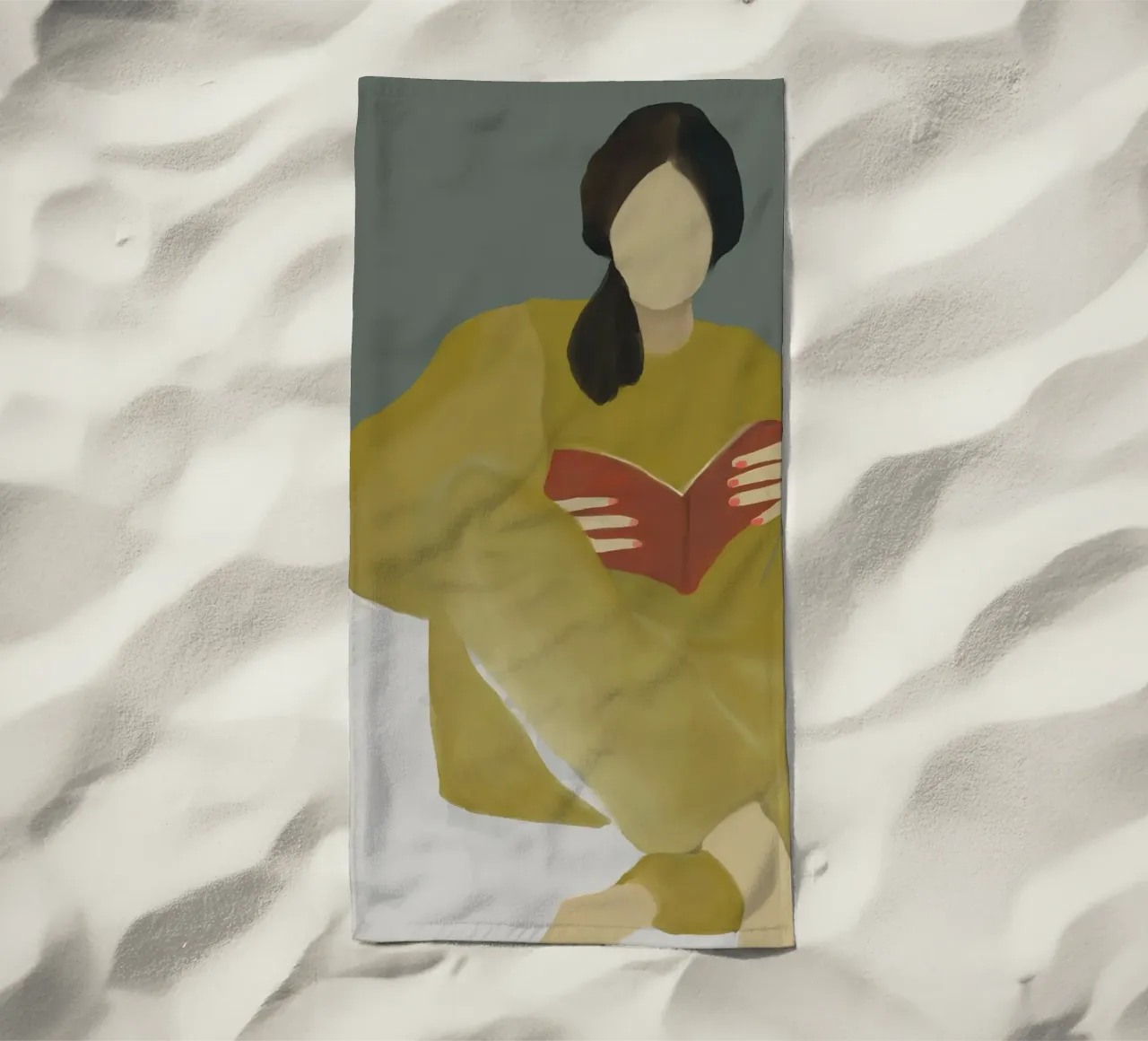 couch reading telo mare da XOXO Arte