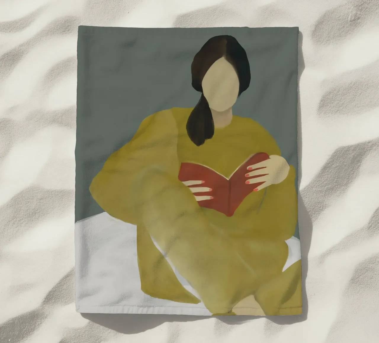 couch reading telo mare da XOXO Arte