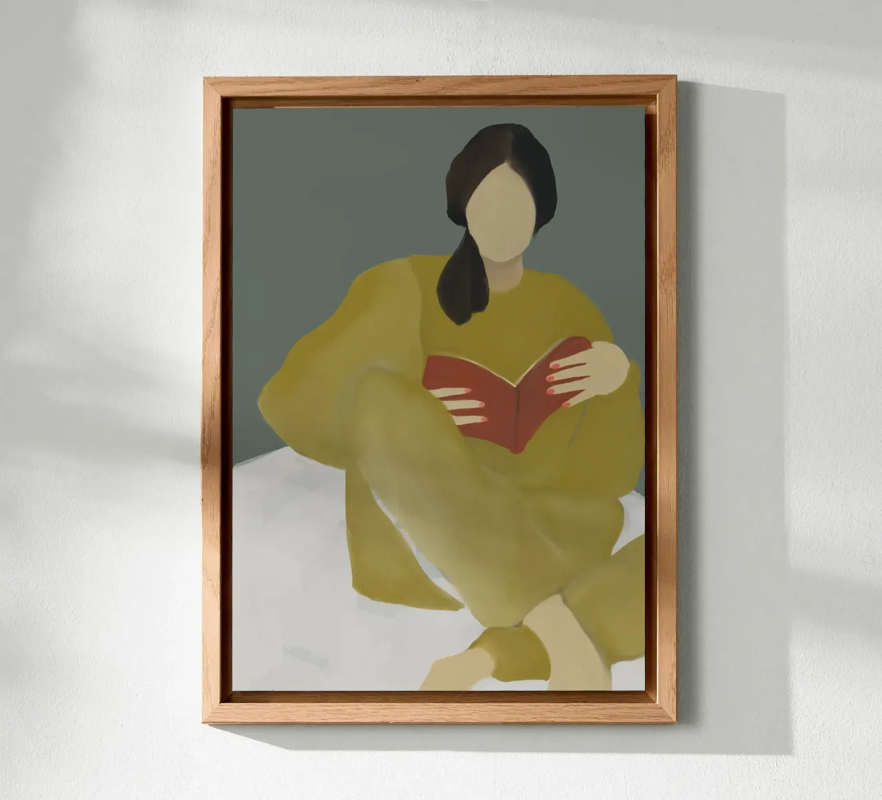 couch reading alluminio dibond da XOXO Arte