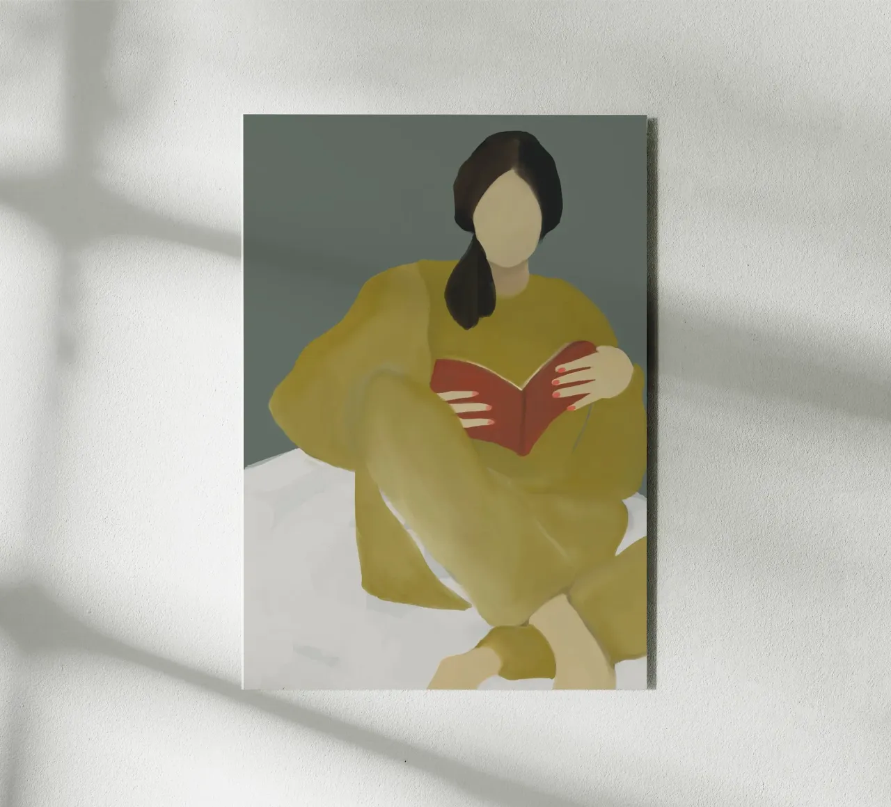 couch reading alluminio dibond da XOXO Arte