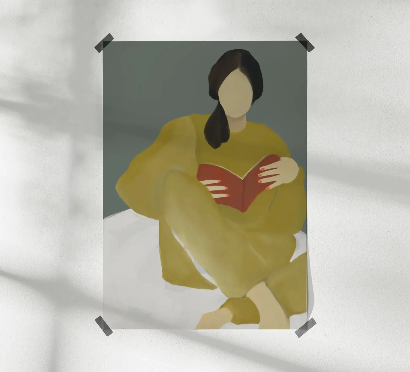 couch reading poster da XOXO Arte