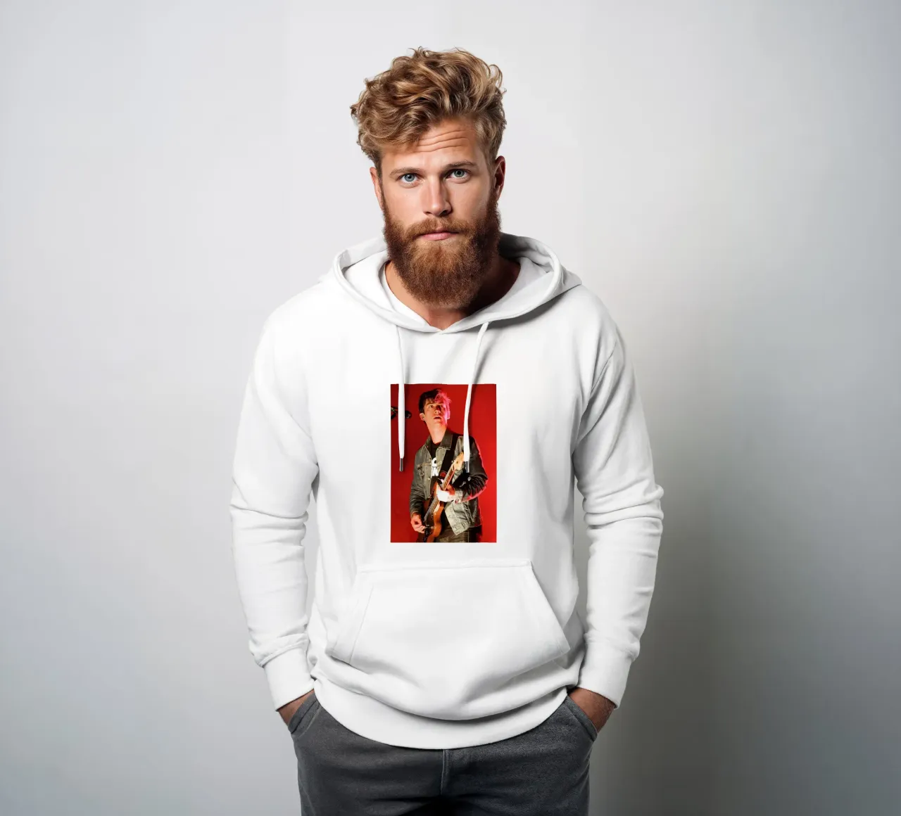 Style Alex Turner Concert felpa con cappuccio da ASGONY