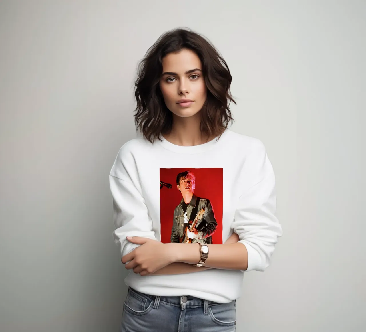 Style Alex Turner Concert felpa da ASGONY
