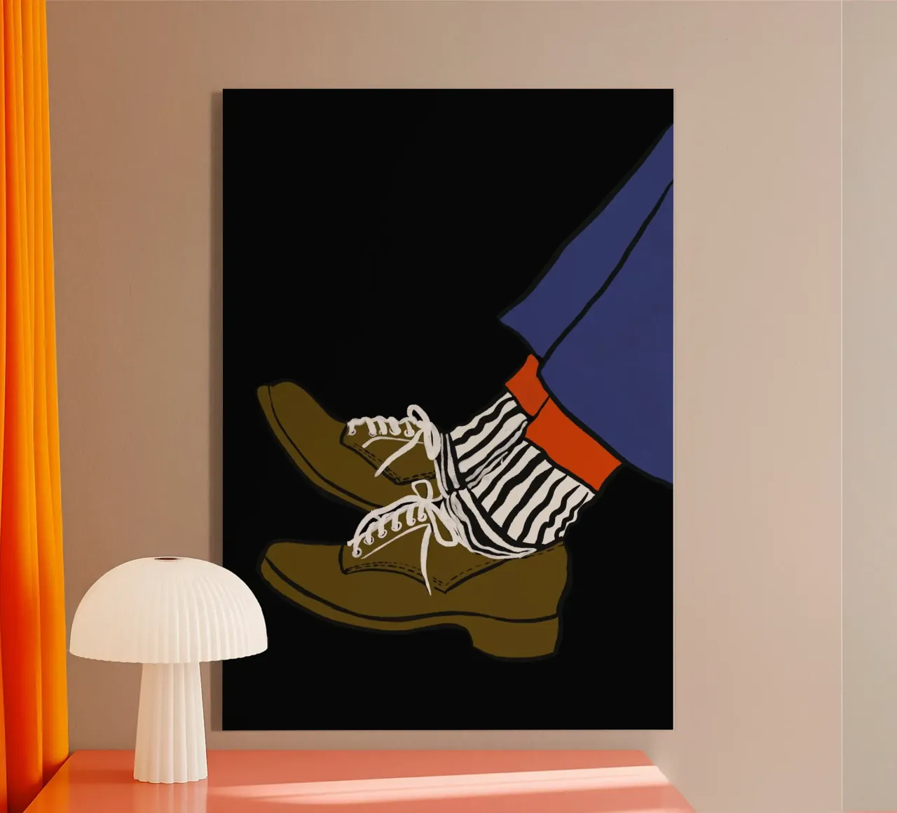 shoes plexiglass da XOXO Arte