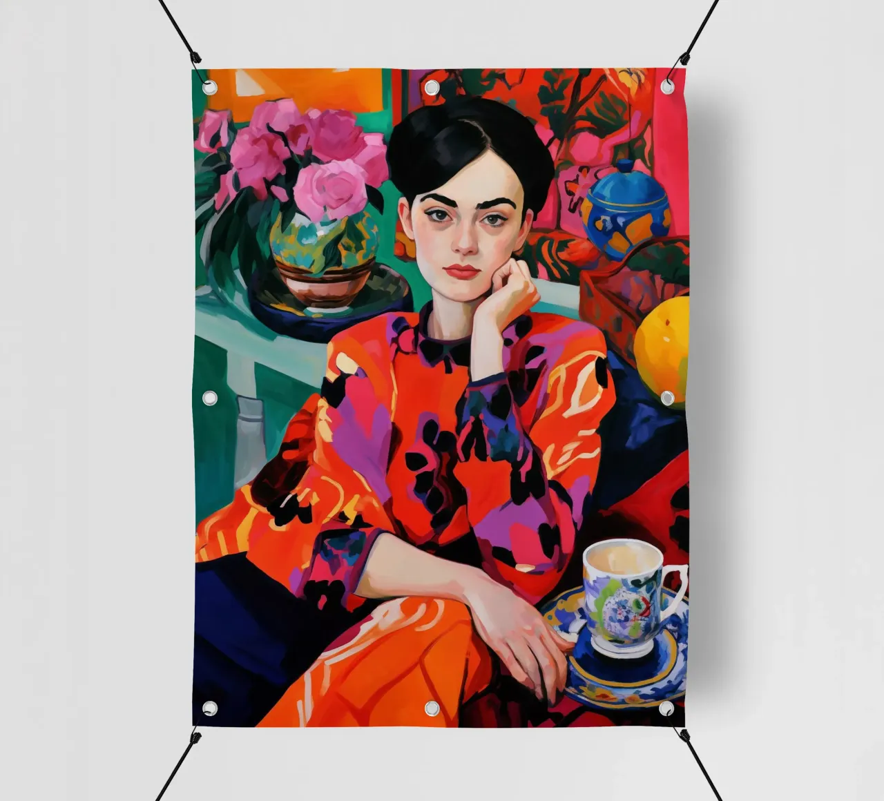 Un tè con Matisse | Modernismo classico telo in pvc da Autofocus
