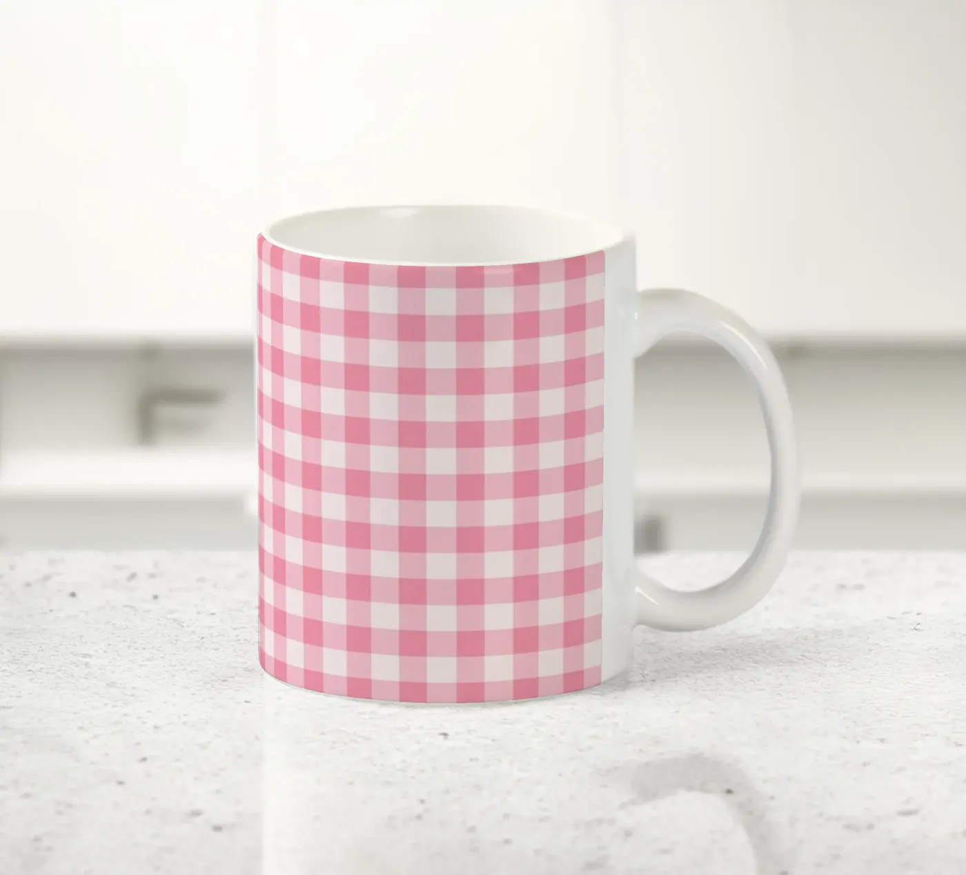 Motivo a coste rosa tazza in ceramica da Altruist Studio