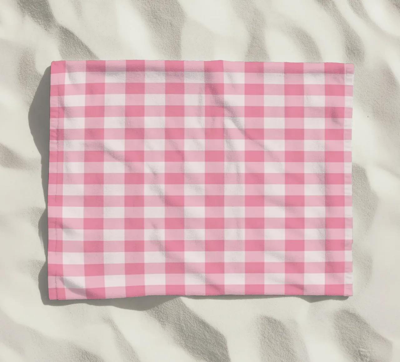 Motivo a coste rosa telo mare da Altruist Studio