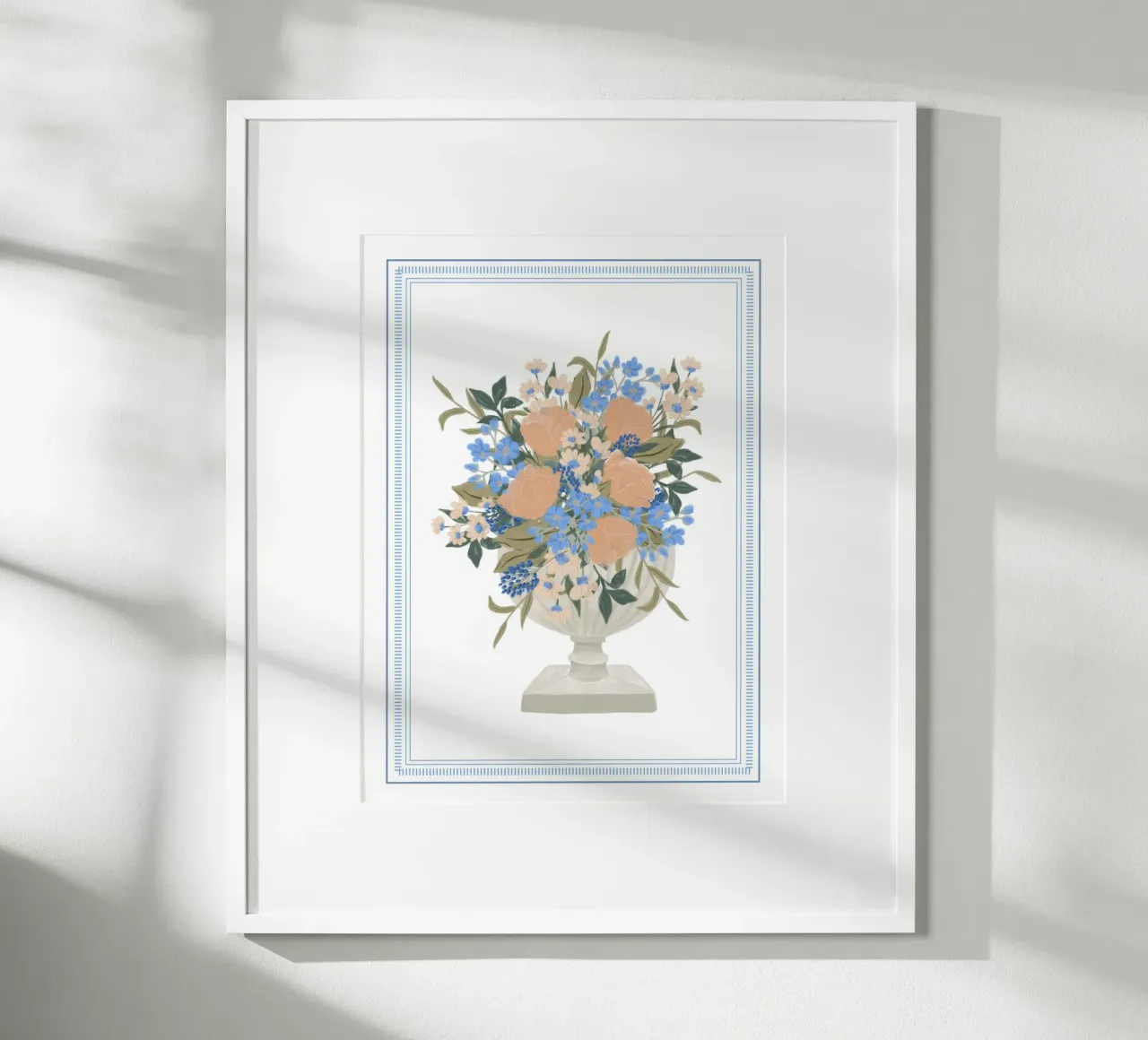 Bouquet in vaso a calice carta hahnemühle da herzundpapier