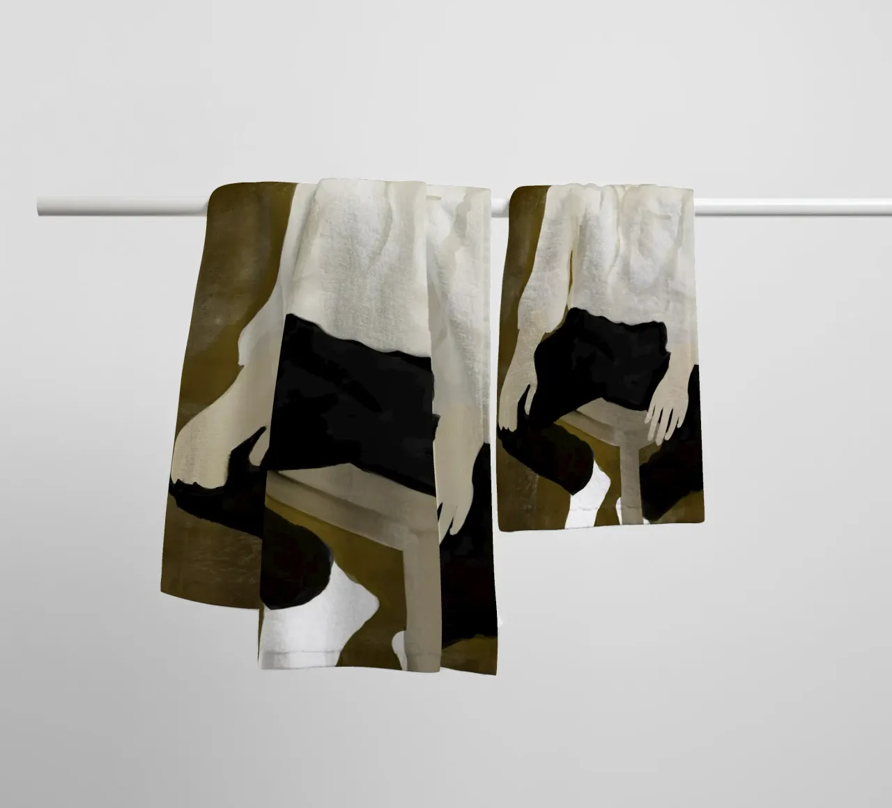 Typ asciugamano da bagno da XOXO Arte