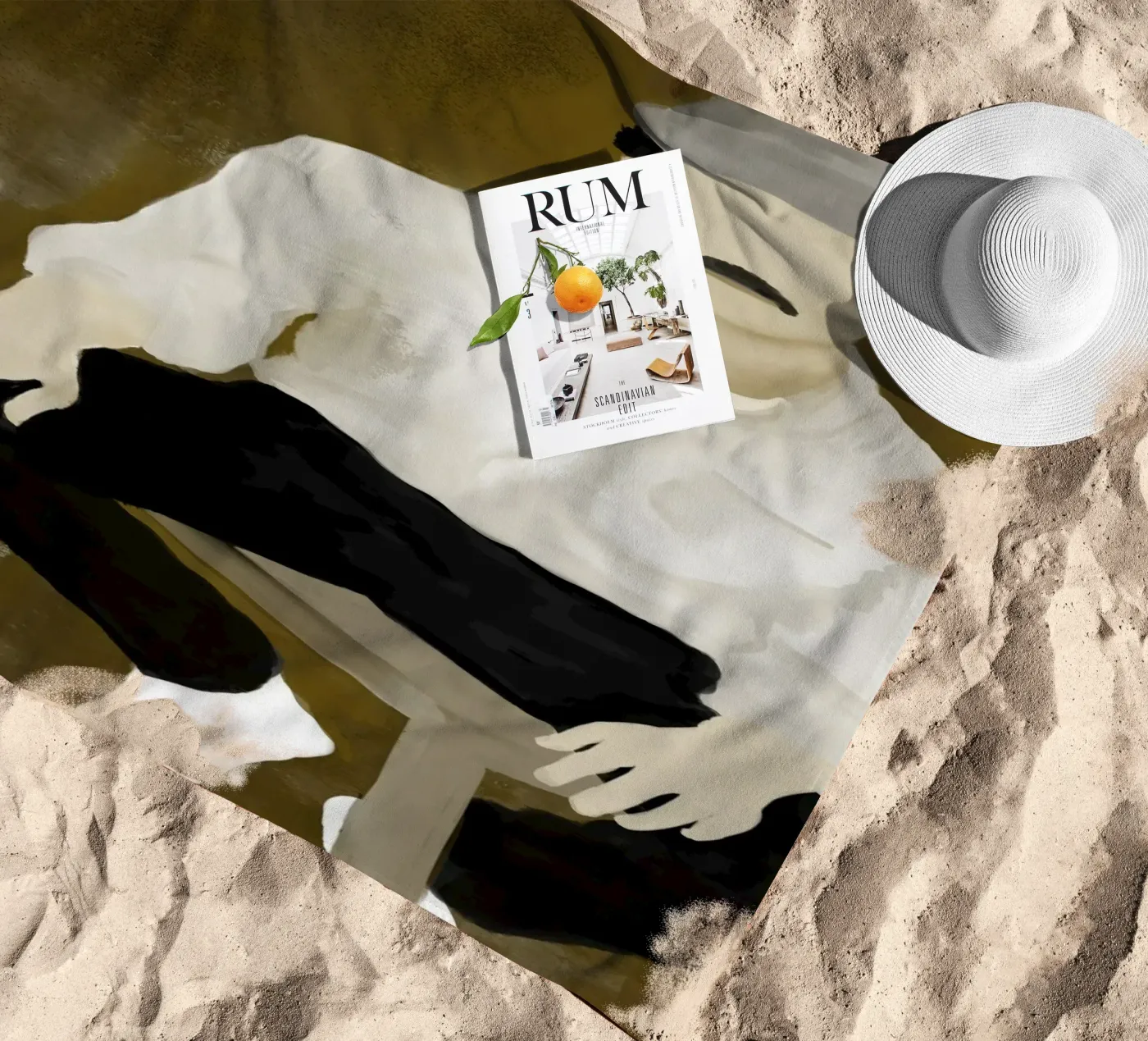 Typ beach towel by XOXO Arte