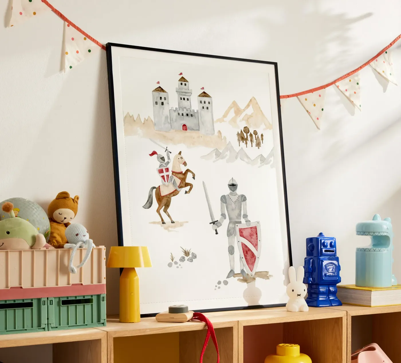 Knight poster da herzundpapier
