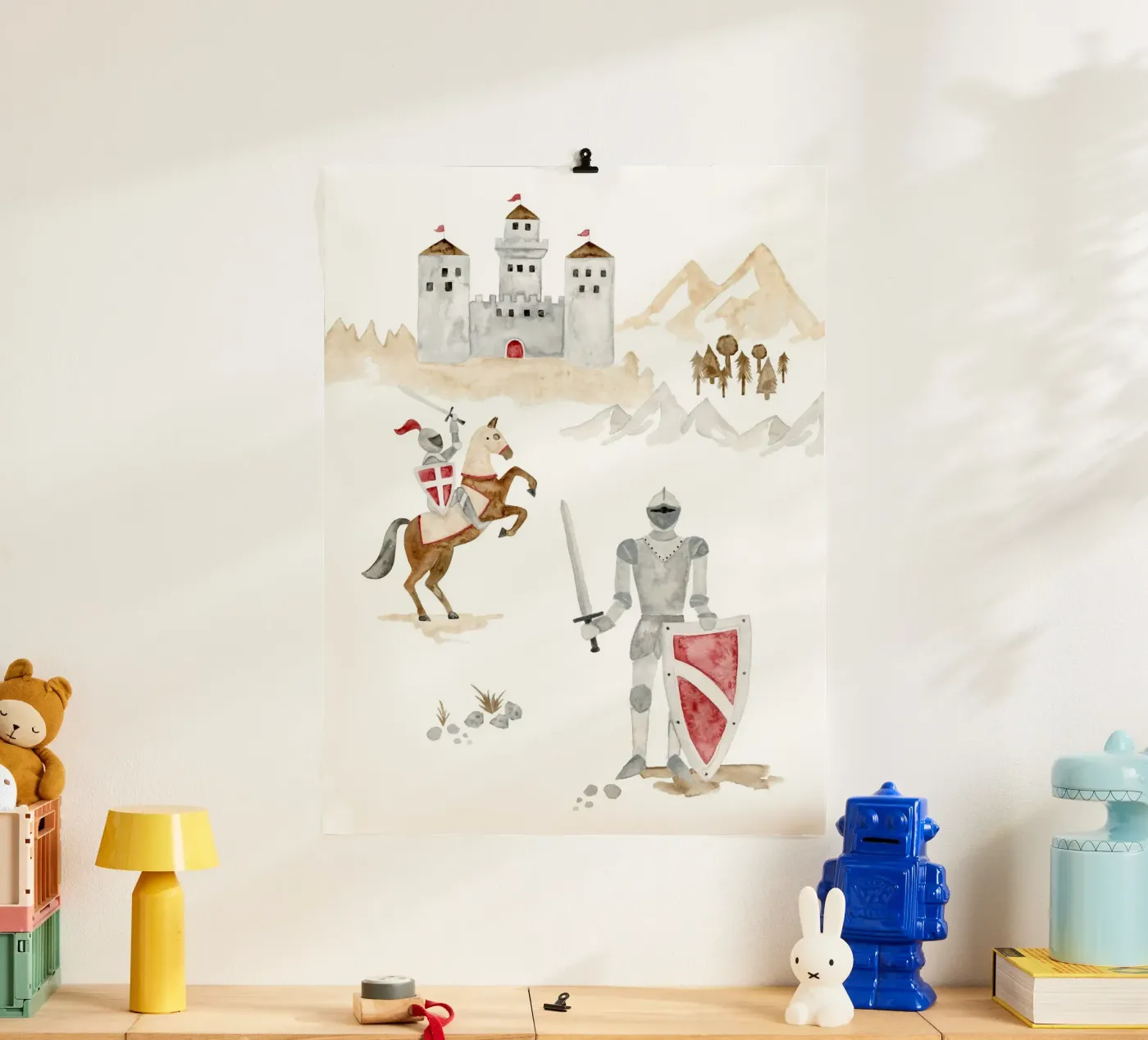 Cavaliere poster da herzundpapier