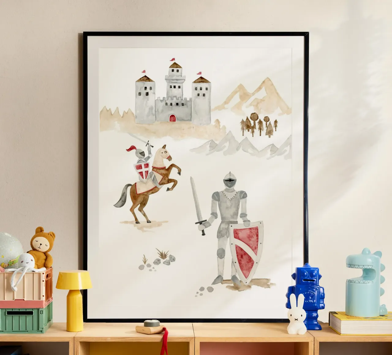 Cavaliere poster da herzundpapier