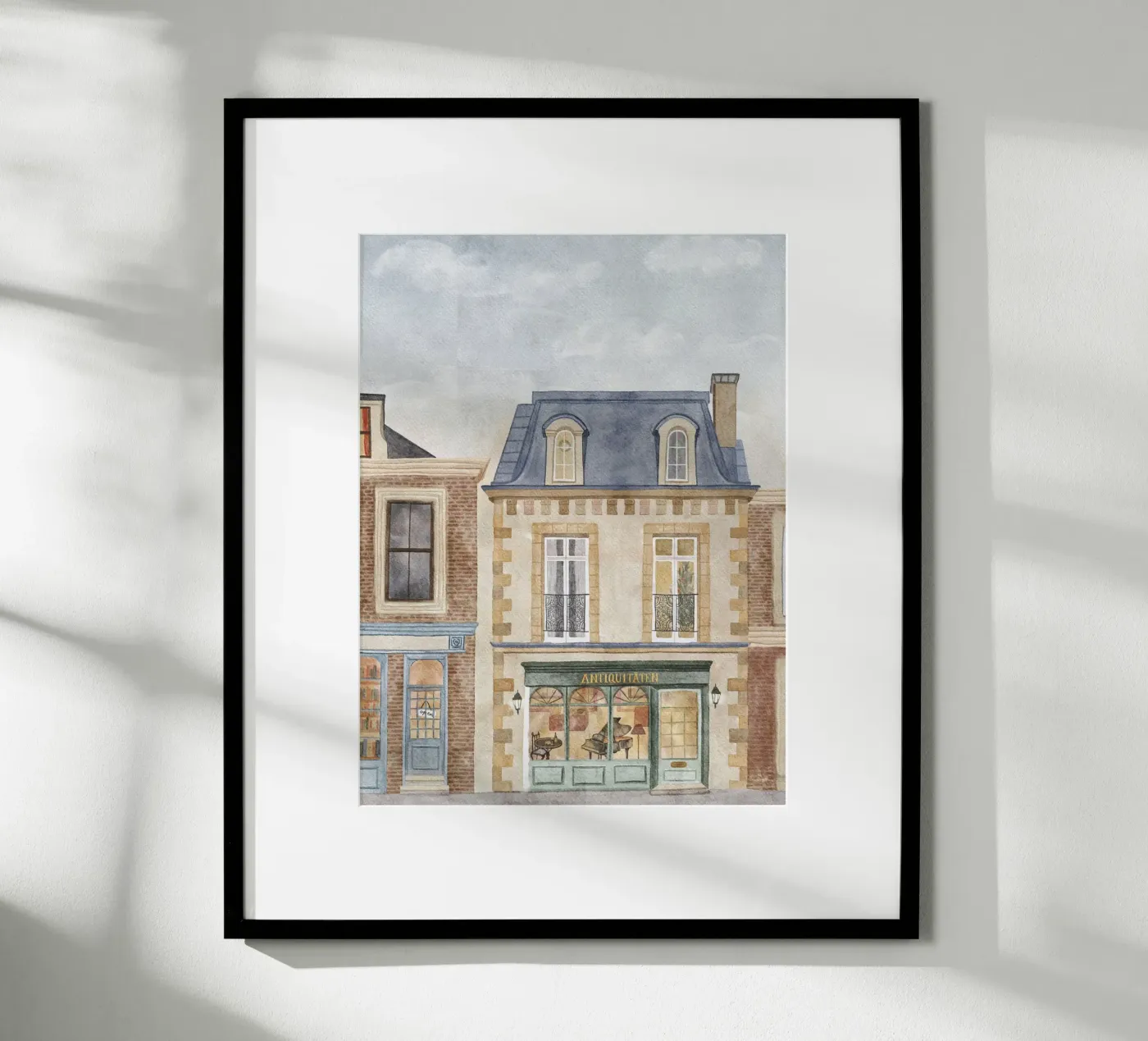 Stadthaus Poster von herzundpapier