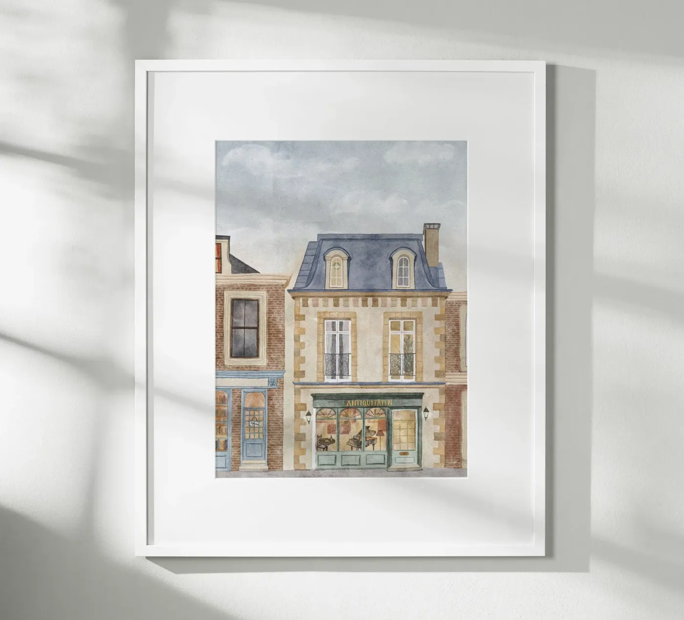 Stadthaus Poster von herzundpapier