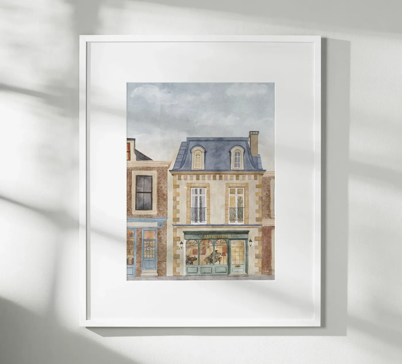 Stadthaus Poster von herzundpapier