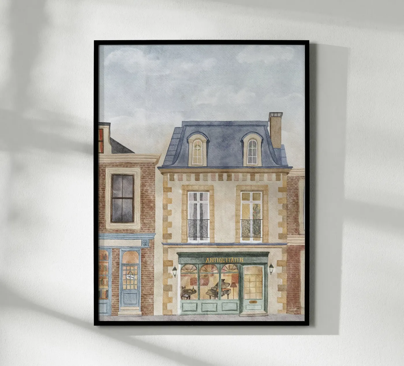 Stadthaus Poster von herzundpapier