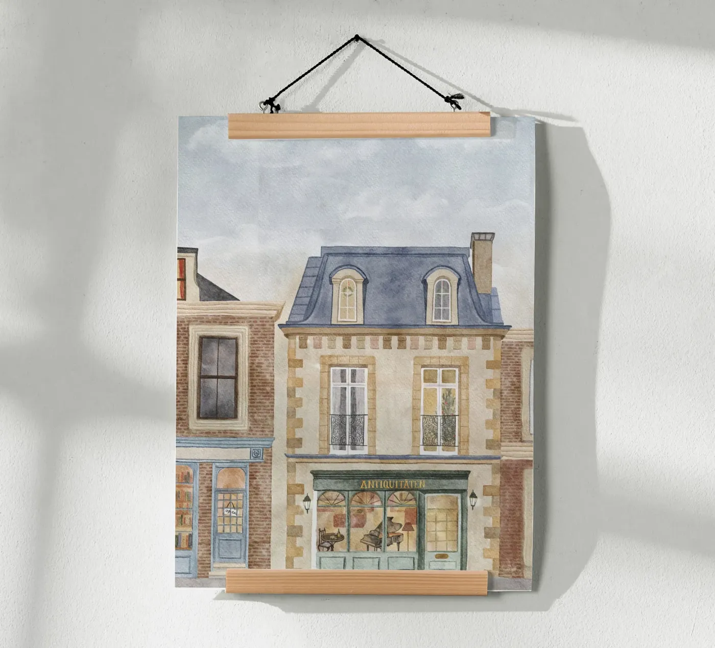 Stadthaus Poster von herzundpapier